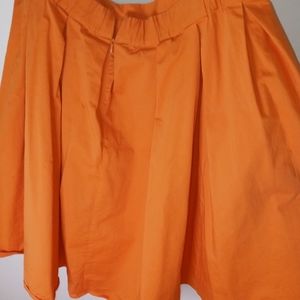 Orange skirt